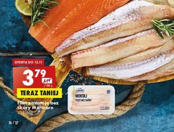 Biedronka Mintaj filet bez skóry marinero oferta