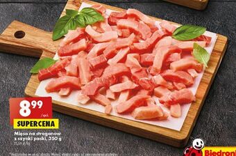Biedronka Mięso na strogonow z szynki paski oferta