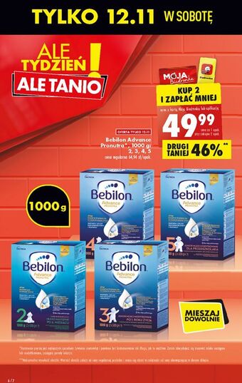 Biedronka Mleko 5 bebilon advance pronutra oferta
