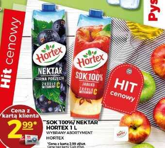 Topaz Sok 100%/Nektar Hortex 1l oferta