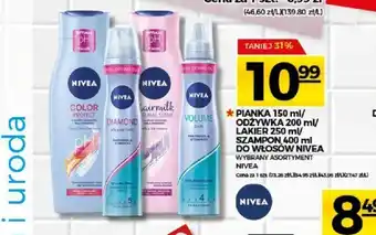Topaz Pianka 150ml/ Odżywka 200ml/ Lakier 250ml/ Szampon 400ml Nivea oferta