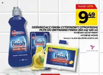 Topaz Odświeżacz Finish cytrynowy/Płyn do zmywarki Finish 250-400ml oferta