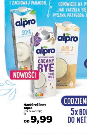 Netto Napój roślinny alpro oferta