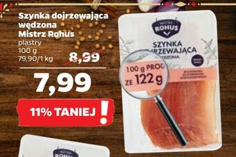 Netto Szynka dojrzewająca wędzona mistrz rohus oferta