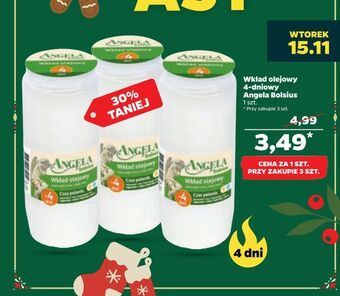 Netto Wkład olejowy 4-dniowy angela bolsius oferta