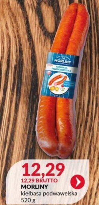 Eurocash Morliny Kiełbasa Podwawelska 520g oferta