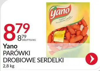 Eurocash Yano Parówki Drobiowe serdelki 2,8kg oferta