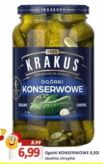 Hale Banacha Krakus ogórki konserwowe 920 g oferta