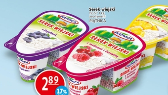 Prim Market Piątnica serek wiejski z truskawkami 150 g oferta