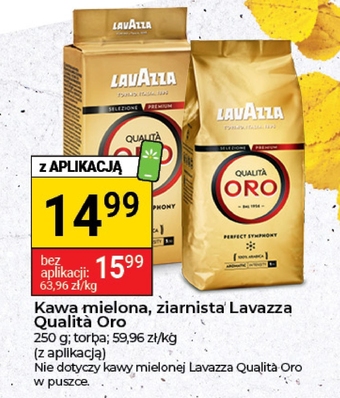 Stokrotka Express Lavazza qualità oro perfect symphony kawa mielona 250 g oferta