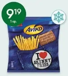 Groszek Aviko skin­ny fries ekstra chrupiące cienkie frytki w panierce 600 g oferta