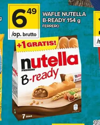 Topaz Wafle Nutella B-Ready 154g oferta