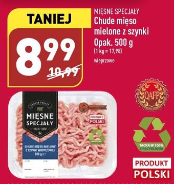ALDI Mięso mielone z szynki mięsne specjały zawsze świeże (aldi) oferta