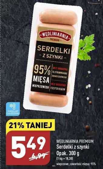 ALDI Serdelki z szynki wędliniarnia premium oferta