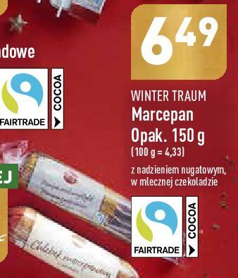 ALDI Marcepan z nadzieniem nugatowym wintertraum oferta