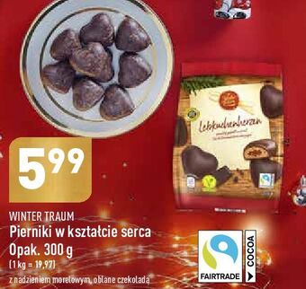 ALDI Pierniki serca z nadzieniem morelowym wintertraum oferta
