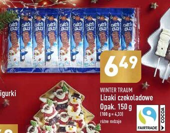 ALDI Lizaki z czekolady mlecznej wintertraum oferta