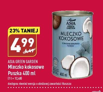 ALDI Mleczko kokosowe asia green garden oferta