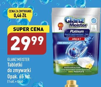 ALDI Tabletki do zmywarki platinum glanzmeister oferta