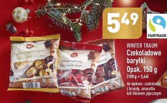 Czekoladowe baryłki z brandy wintertraum