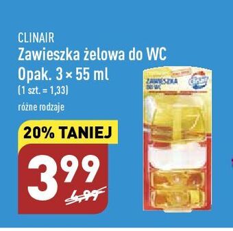 ALDI Zawieszka do wc cytryna clinair oferta