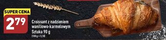 ALDI Croissant z nadzieniem waniliowo-karmelowym oferta