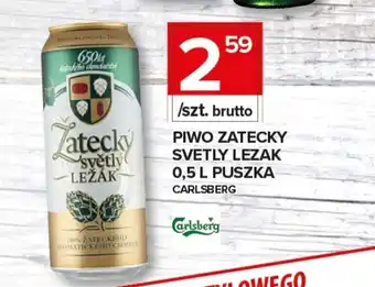 Topaz Piwo Zatecky Svetly Lezak 500ml oferta