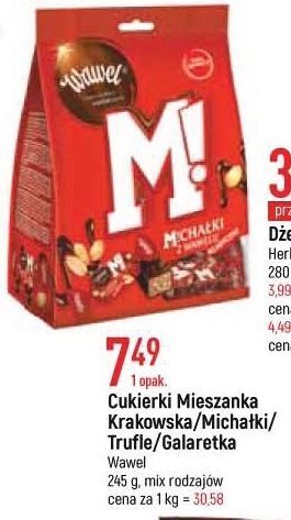 E.Leclerc Galaretki w czekoladzie wawel mieszanka krakowska oferta