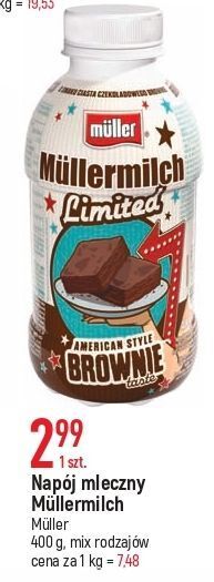 E.Leclerc Napój mleczny american brownie mullermilch limited oferta