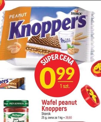 E.Leclerc Wafelek peanut knoppers oferta