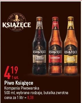 E.Leclerc Piwo książęce czerwony lager oferta