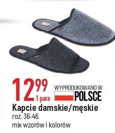 E.Leclerc Kapcie męskie 36-46 oferta