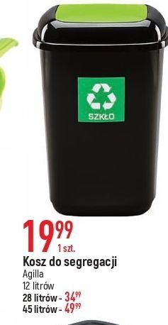 E.Leclerc Kosz do segregacji śmieci 12 l agilla oferta