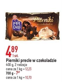 E.Leclerc Pierniki w czekoladzie wiodąca marka p'tit deli oferta