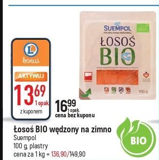 E.Leclerc Łosoś wędzony bio suempol oferta