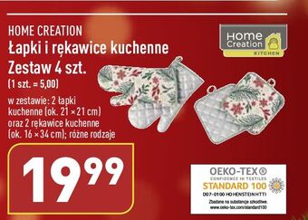 ALDI Łapki i rękawice kuchenne home creation oferta