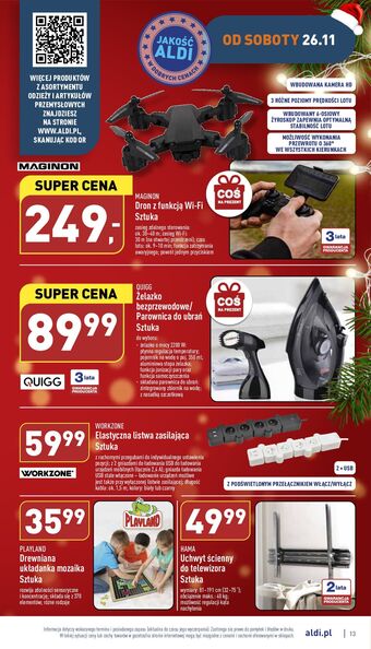 ALDI Dron quadrocopter maginon oferta