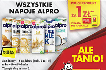 Biedronka alpro wszystkie napoje oferta