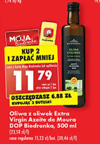 Biedronka Biedronka oliwa z oliwek Extra virgin Azeite de Moura DOP 500ml oferta