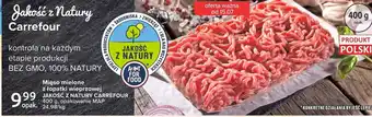 Carrefour Market Mięso mielone z łopatki wieprzowej 400g oferta