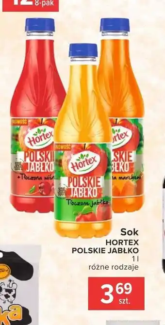 Carrefour Market Sok Hortex Polskie Jabłko 1l oferta