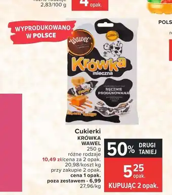 Carrefour Market Cukierki Krówka Wawel 250g oferta
