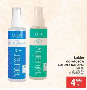 Carrefour Market Lakier do włosów Lotion 4 Natural 125ml oferta