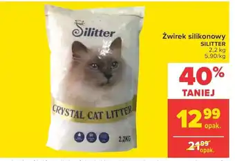 Carrefour Market Żwirek silikonowy 2,2kg oferta