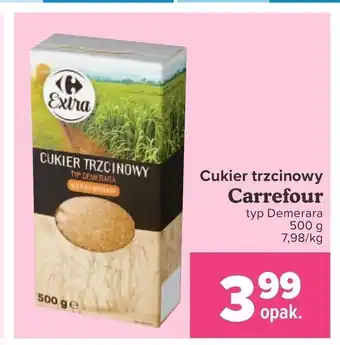 Carrefour Market Cukier trzcinowy 500g oferta