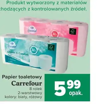 Carrefour Market Papier toaletowy 8rolek oferta
