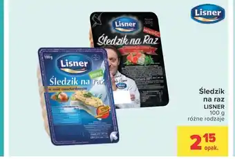Carrefour Market Śledzik na raz Lisner 100g oferta