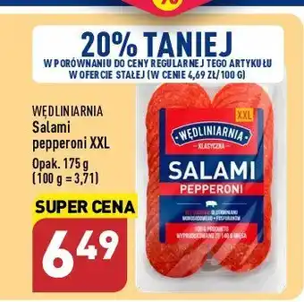 ALDI Salami pepperoni 1 SZT 100 G oferta