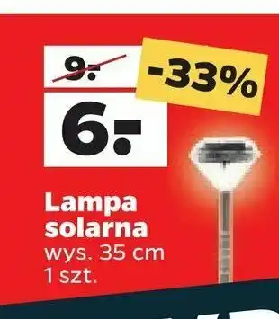 Netto Lampa solarna wys. 35 cm 1 SZT oferta
