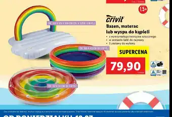 Lidl Materac tęcza 137 x 24 cm 1 SZT oferta